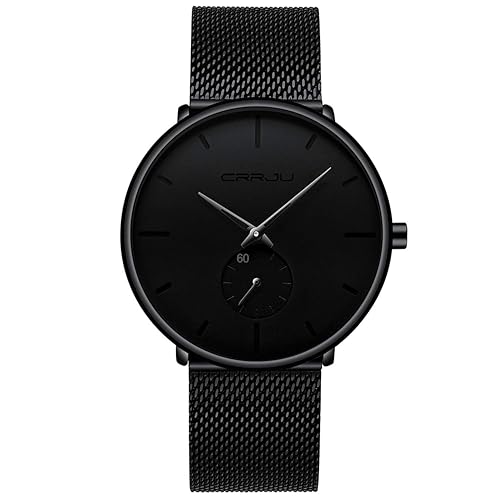 FIZILI Mens Watches Ultra-Thin Minimalist Waterproof - Fashion Wrist Watch