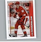 2023-24 Topps NHL Stickers #185 Elmer Soderblom RC Rookie Detroit Red Wings Mini Thin NHL Sticker Card