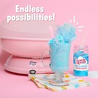 Vista 6 de Cotton Candy Express CC1000-S Máquina de Algodón de Azúcar, con 5 Frascos de 11 oz. de Cereza, Uva, Frambuesa Azul, Naranja, Azúcar de Algodón