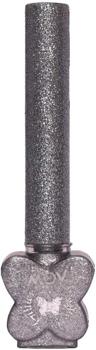 MOV Glitter Eyeliner Gri – Metalik Gri Simli Sıvı Eyeliner, Suya & Tere Dayanıklı, Uzun Süre Kalıcı, İnce Uç ile Hassas Uygulama – Günlük ve Özel Gün Makyajı İçin