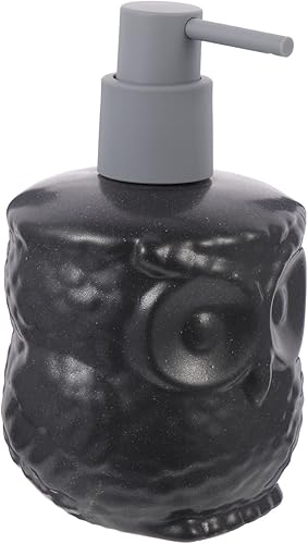 Zerodeko Botella de loción de champú dispensador de jabón en forma de búho botella de jabón con bomba de ducha dispensador de gel para el hogar
