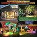 LEREKAM Solar Outdoor,40 LEDs Color Changing RGB Solar Landscape Path Lights,USB & Solar Powered Multicoloured Spotlights,14 Colors Auto Cycling Spotlights for Yard,Garden,2 Pack