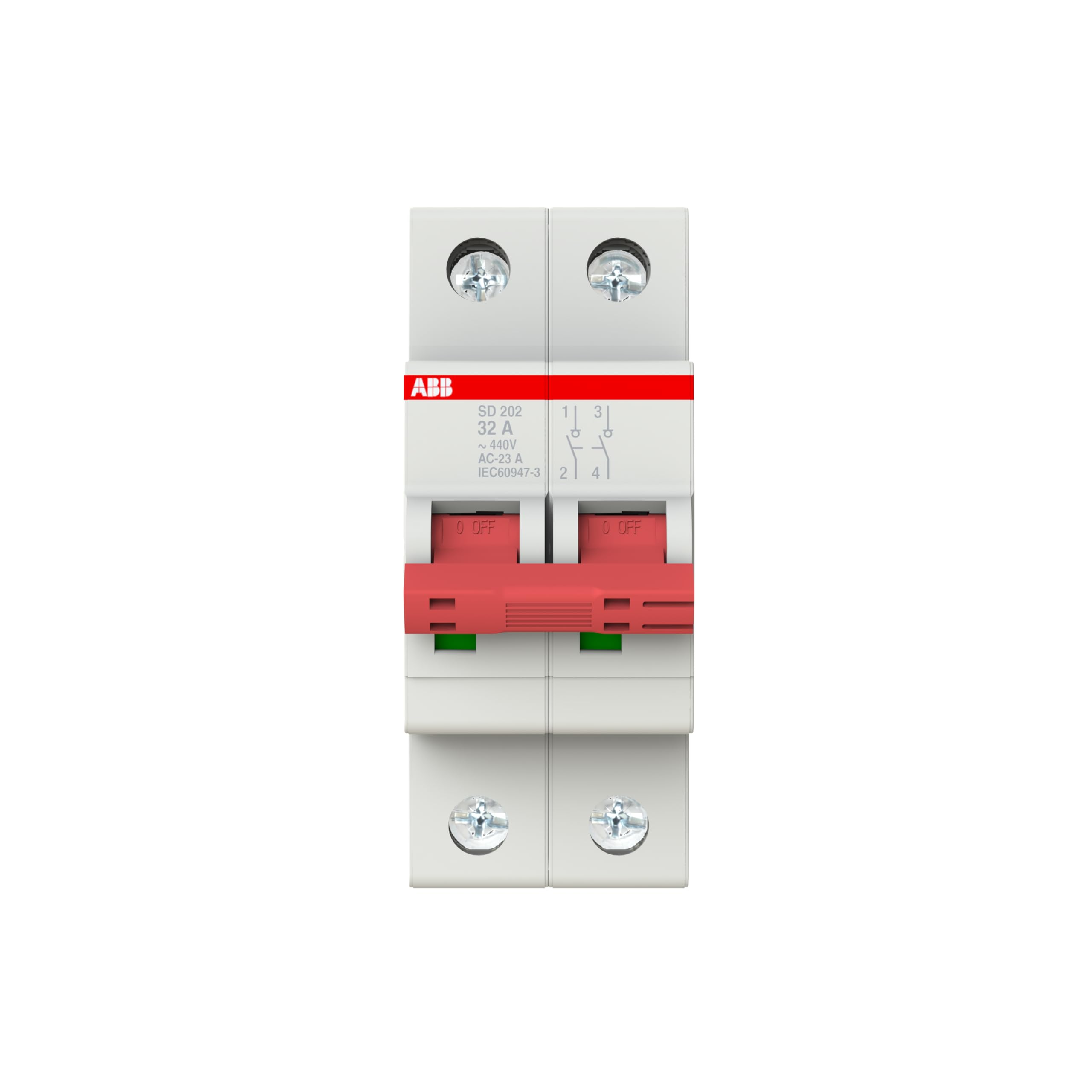 ABB SD202/32 INTERRUTTORE-SEZIONATORE 2P 32A