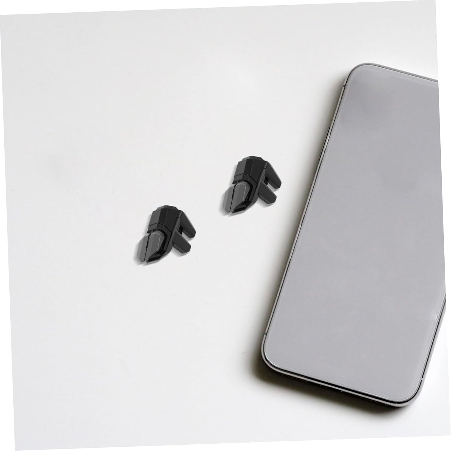 NUOBESTY 1Pair Mobile Gaming Controller Triggers Adjustable Finger Game Holder for Quick Setup Lightweight Design Optimized Control Mobile Shooter Games Compatible with Smartphones