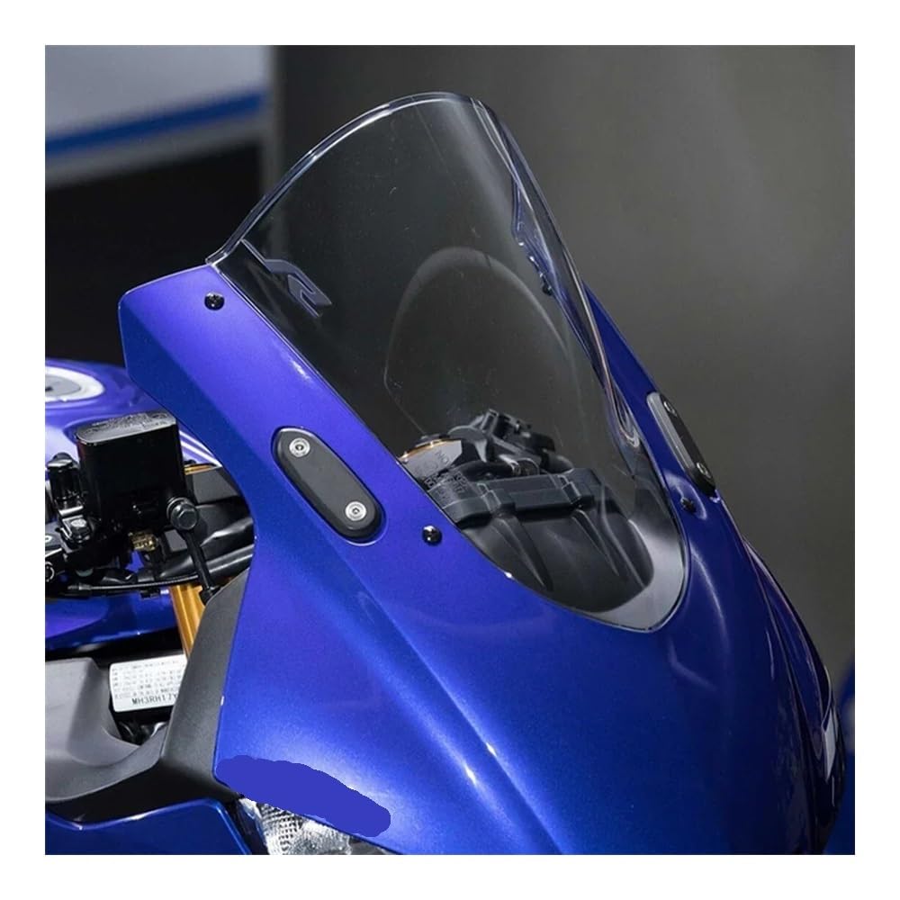 Motocicleta Deflector Aire Parabrisas De Motor para Yam&aha YZF-R3 2019-2024, Deflector De Escudo De Viento De Carenado De Pantalla Frontal De Motocicleta