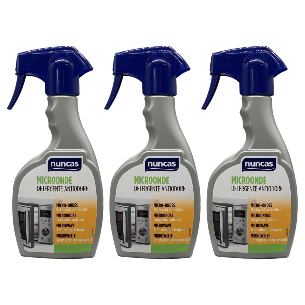 Detergente Antiodore per Microonde, Specifico per Pulire, Igienizzare e Deodorare in Pochi Minuti il Forno, 300ml (3 Unità)