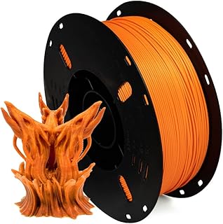 FilaBees PLA Filament 1.75mm PLA, Professional Toughness Enhanced 3D Printer Filament, Premium PLA 1kg(2.2lbs), 3D Printing Filament Dimensional Accuracy +/- 0.02mm (Orange,PLA)