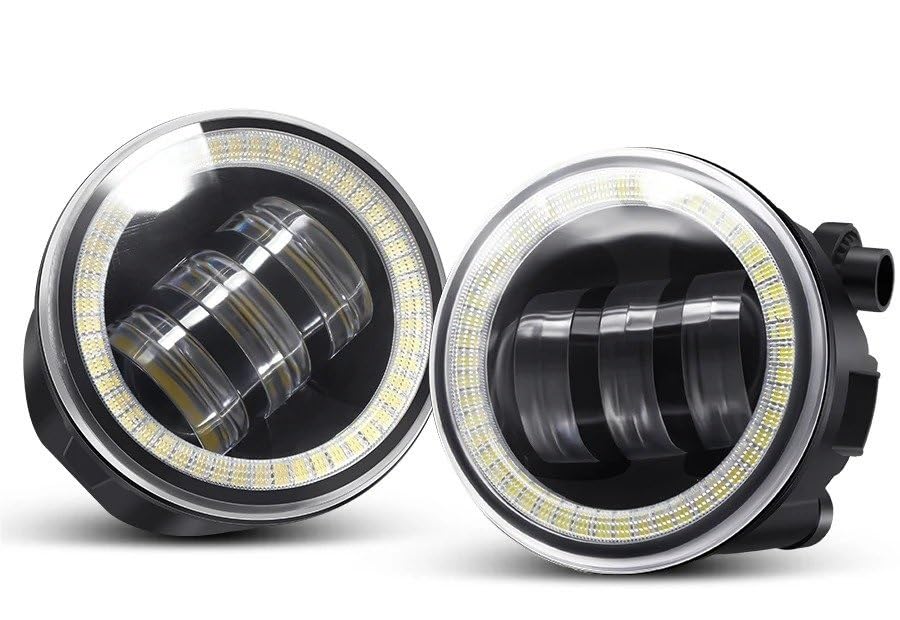 Feux jour DRL Angel Eye et phare antibrouillard LED pour Nissan Murano et Rogue bicolore