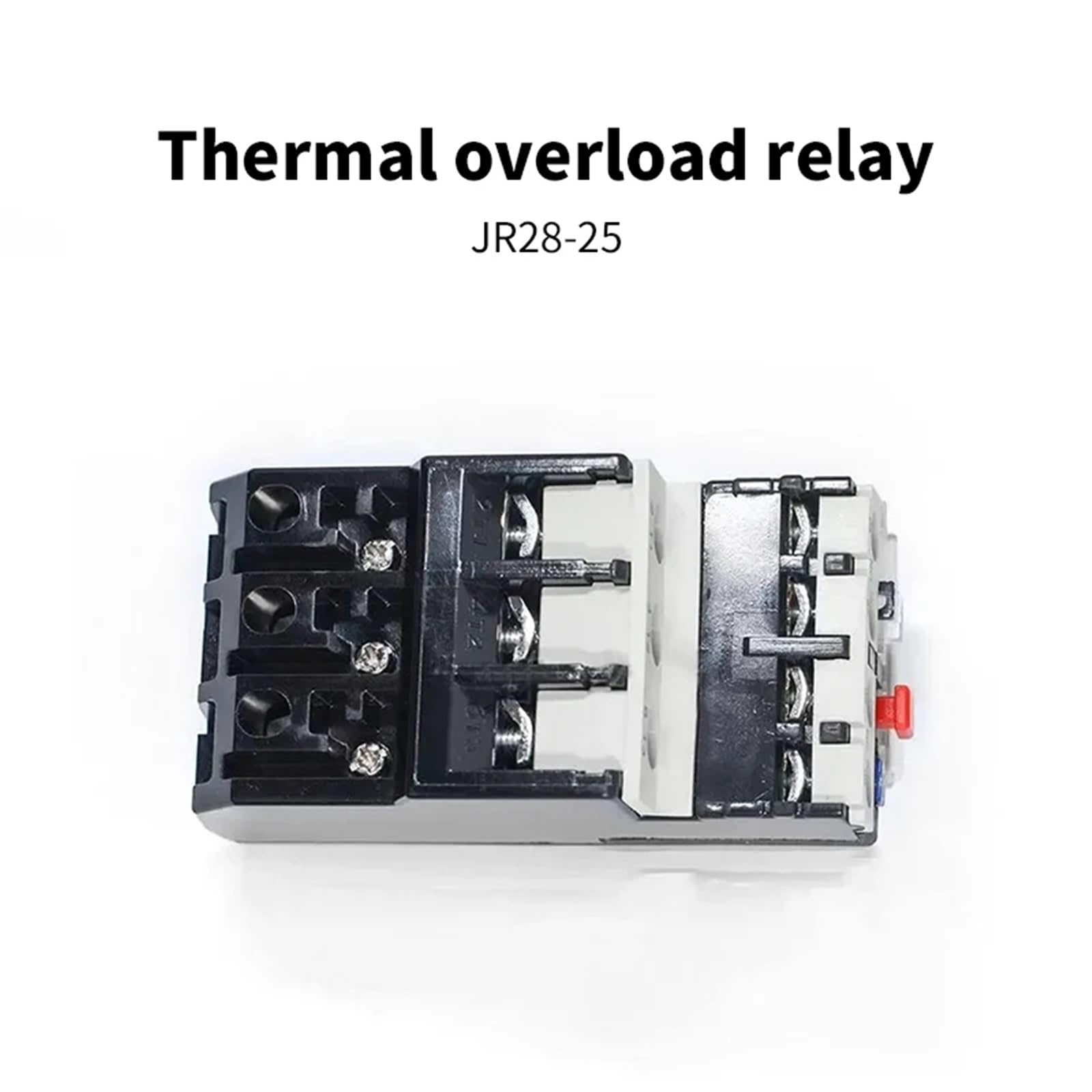 Relé de sobrecarga térmica JR28-25 LR2 D13 Relé térmico ajustable Relés eléctricos 1A 1,6A 2,5A 4A 6A 8A 10A 13A 18A 25A(1-1.6A)