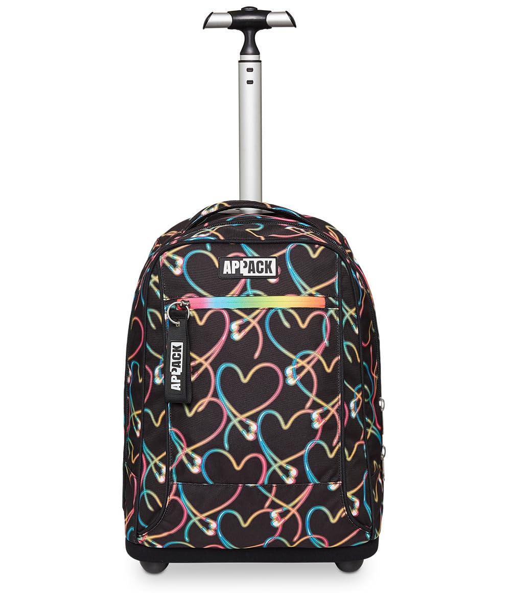 Image secondaire de Sac à Dos Trolley Appack 2 en 1 Noir pour École et Loisirs