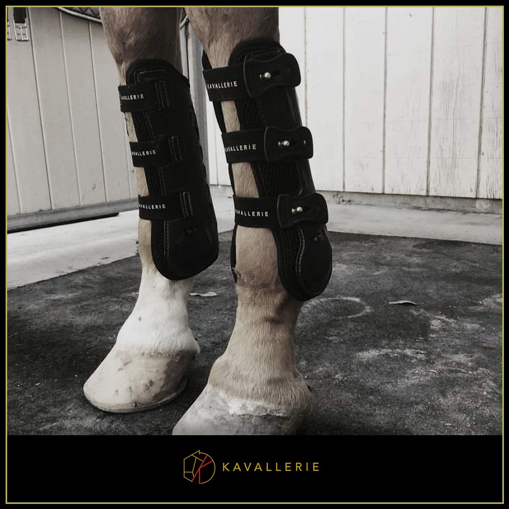 Kavallerie Pro-K - Botas de tendón de malla de aire 3D, protección contra impactos con carcasa exterior anatómica, material perforado por aire con forro suave y transpirable, botas de salto flexibles