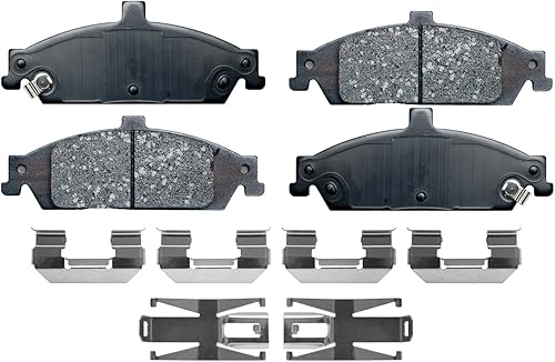 Miniatura 7 de Detroit Axle - Kit de freno delantero para Chevrolet Malibu Malibu Pontiac Grand Am Olds Alero Cutlass, rotores de freno de disco de repuesto de