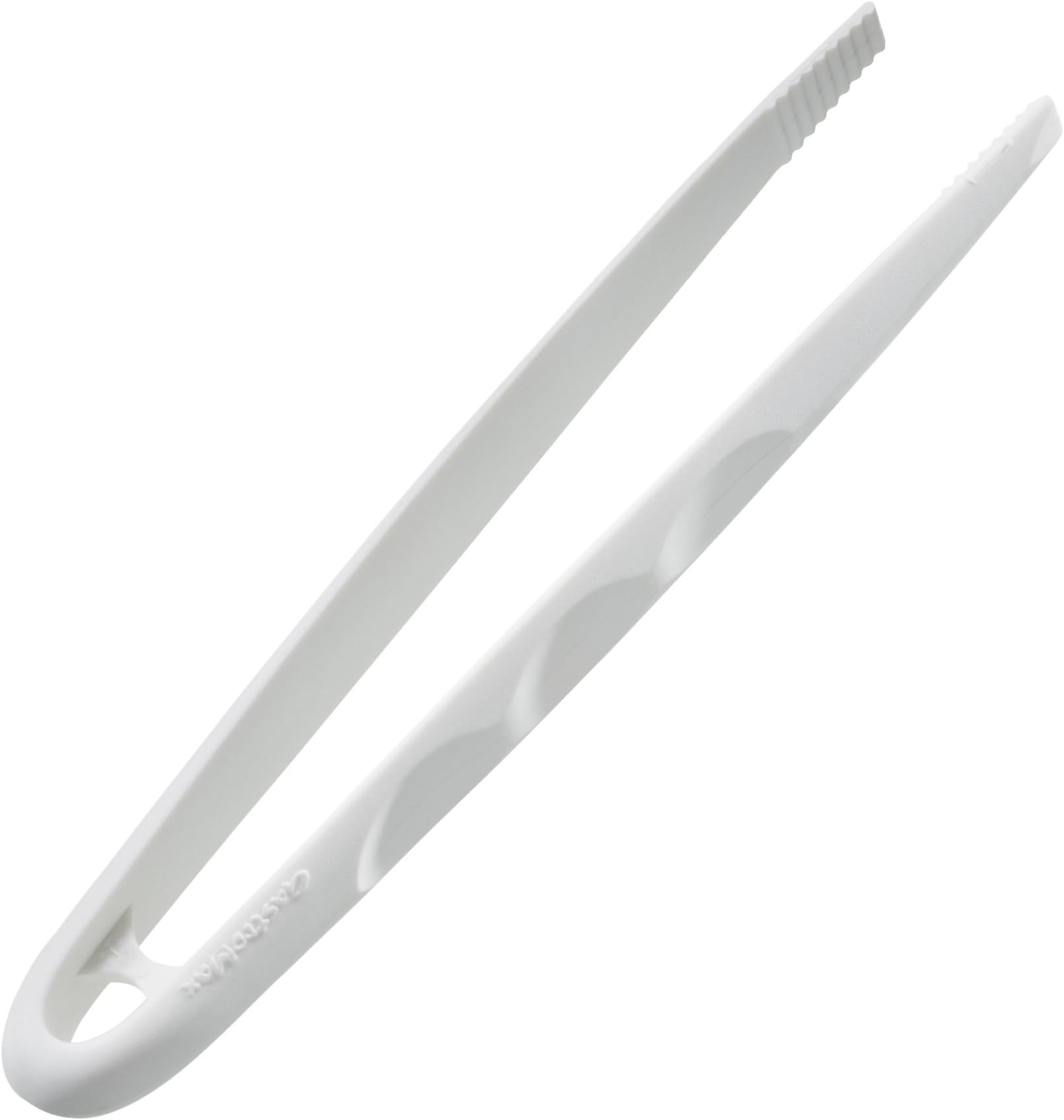 GastroMax Table Tongs 18 cm, Nylon, White