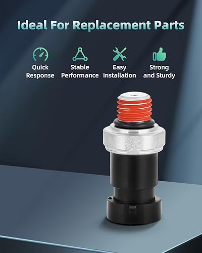 Miniatura 2 de SCITOO Sensor de interruptor de presión de aceite 12570964 D1843A compatible para Chevy Camaro Impala Malibu para GMC Canyon Envoy para Hummer para