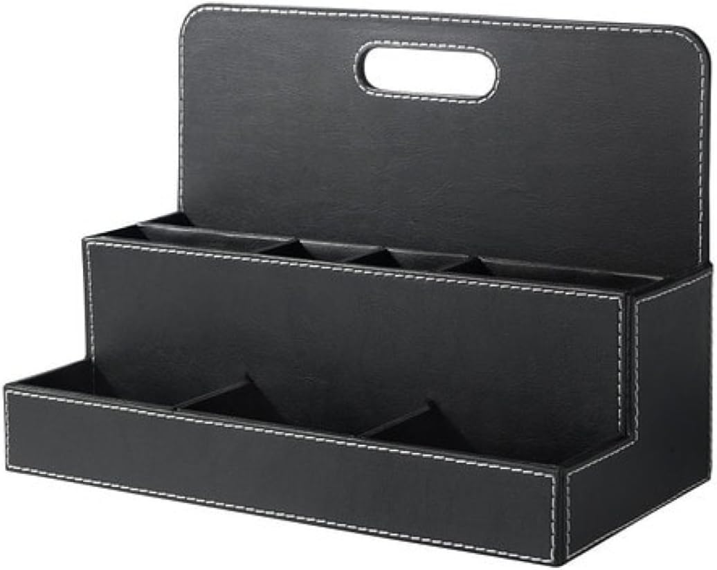 IKEA Rissla Organizer Da Scrivania, Nero - Portapenne, Telefono, USB, 32x16x23 Cm - Foto 9