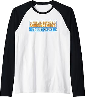 Coworker Unpaid Time Associate Announcement: I'm Out of UPT Raglan Baseball Tee