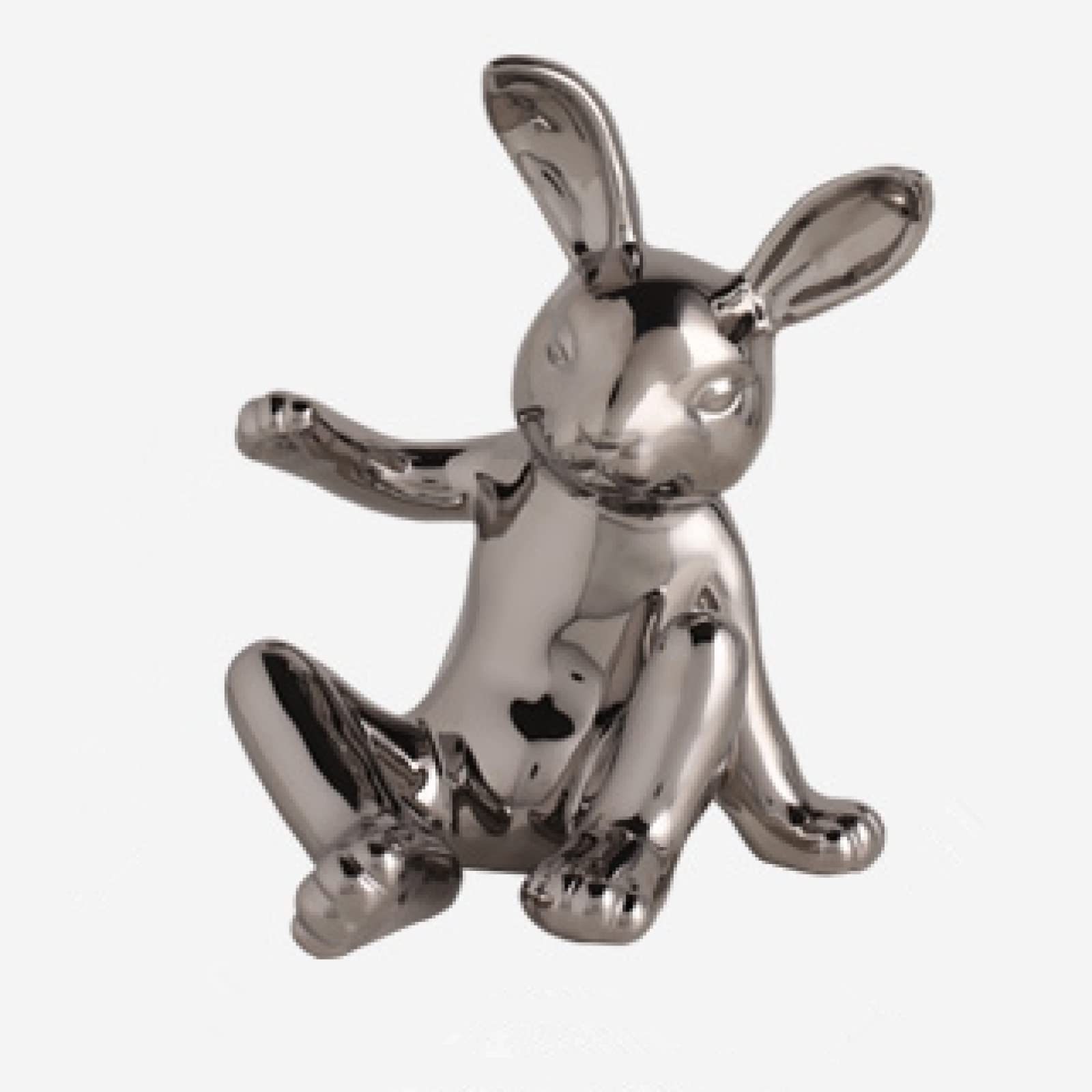 Statue lapin table basse et meuble de salon pour decoration interieure moderne