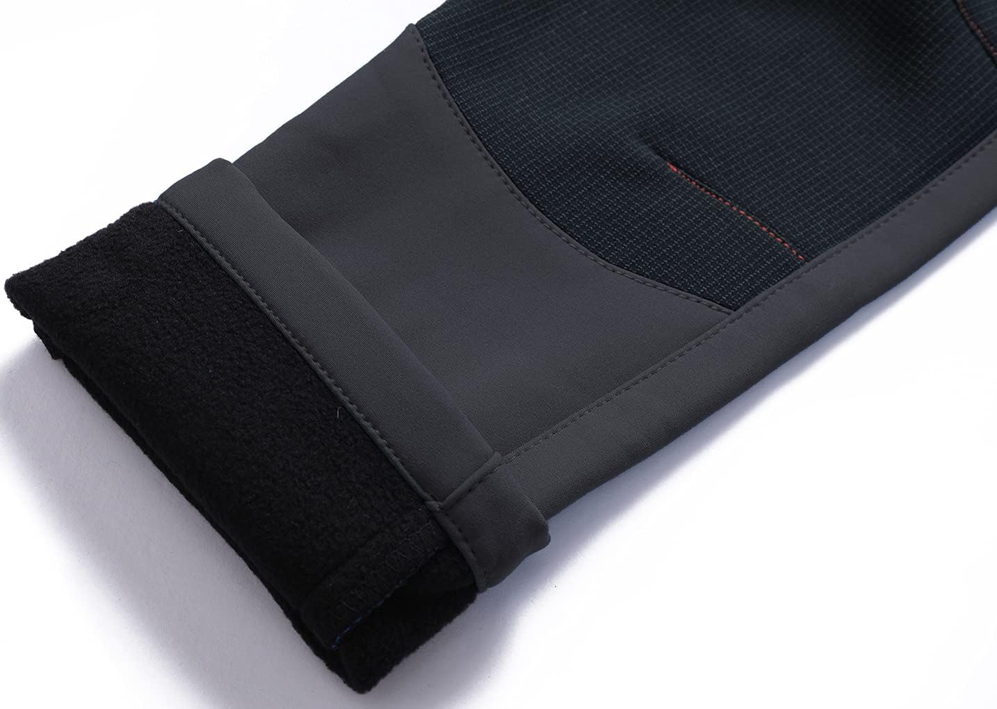 Pantalon Ski Enfant Imperméable Hiver Pantalon Randonnee Doublé Polaire Thermique Softshell Outdoor