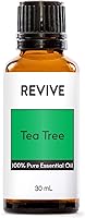 Revive Tea Tree Essential Oil 30mL - 100% Pure Therapeutic Grade from Australia for Aromatherapy, Skin Care, Diffuser & Massage