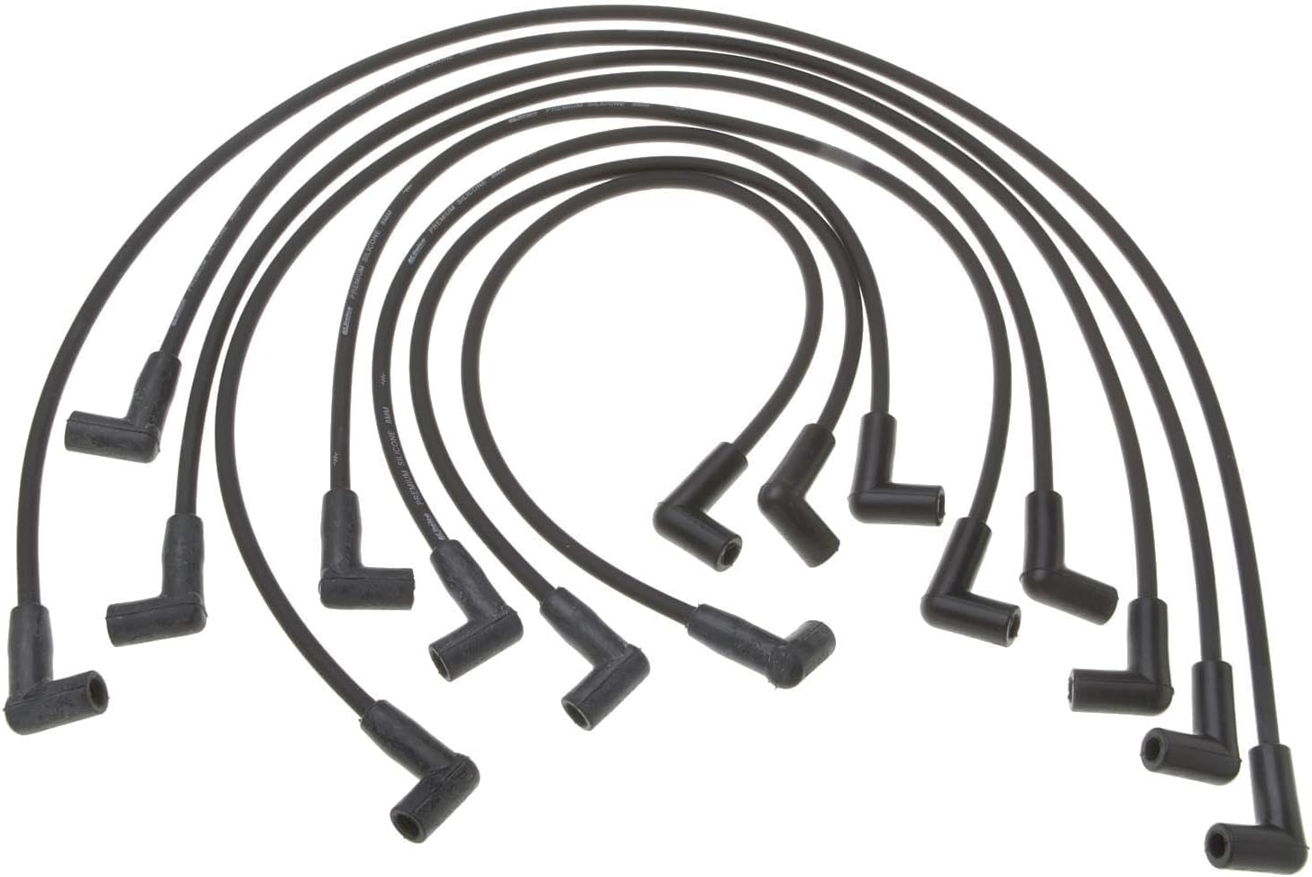 ACDelco Professional 9608U Spark Plug Wire Set ,Black