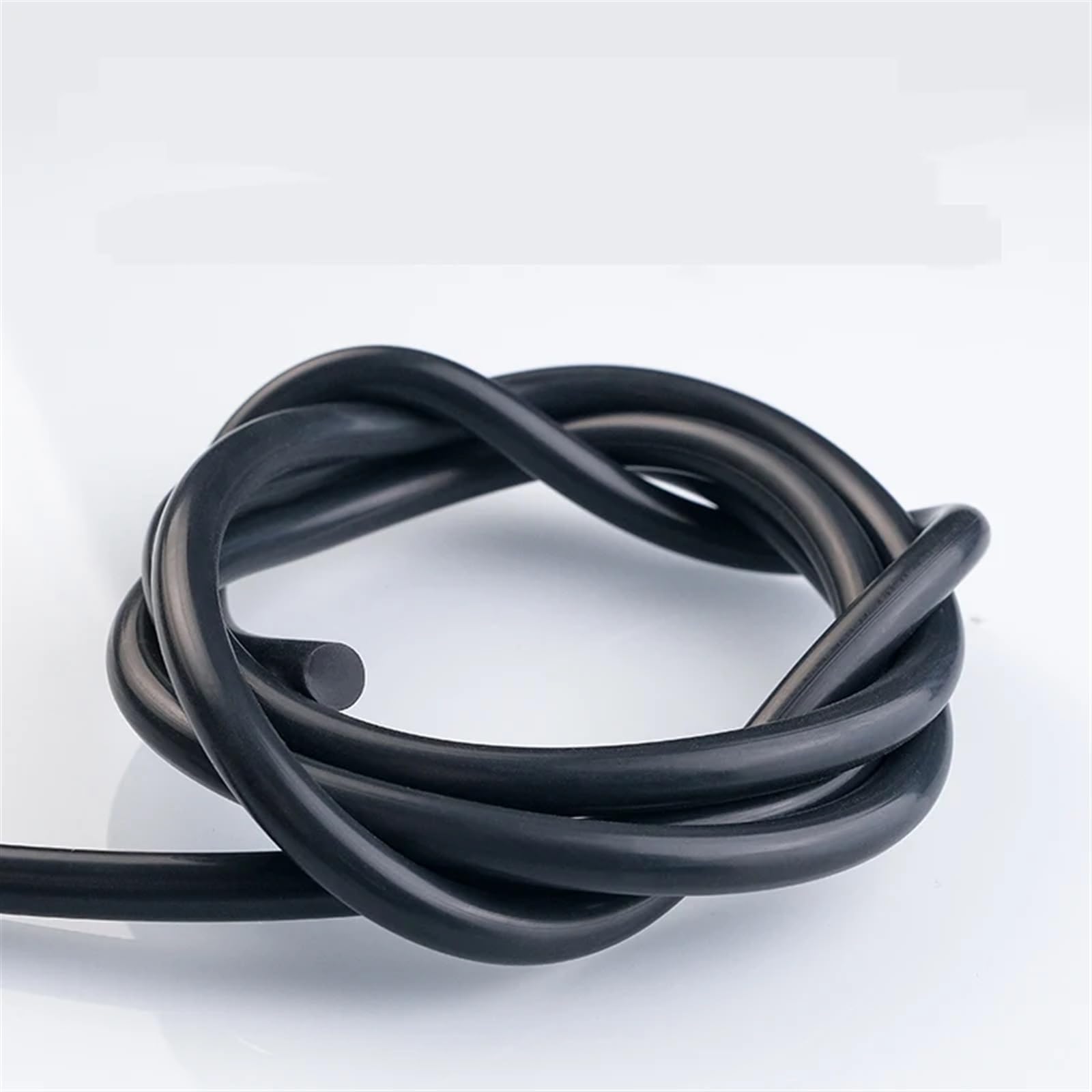 Cordón de silicona sólido negro, diámetro de 1mm ~ 25mm, junta de goma blanca, tiras de sellado, anillo redondo, resistente al agua a altas temperaturas, 5 metros (Tamaño : Dia 18mm 5 Meters)