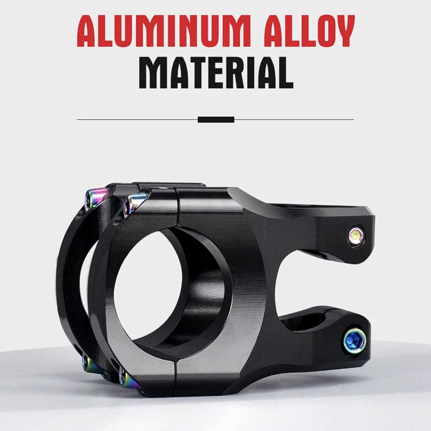 Bike Stem Mountain Bike Stem Short Handlebar Stem for Most Bicycle 35mm Short MTB Ultra-Light CNC Aluminum Alloy 31.8 * 28.6mm