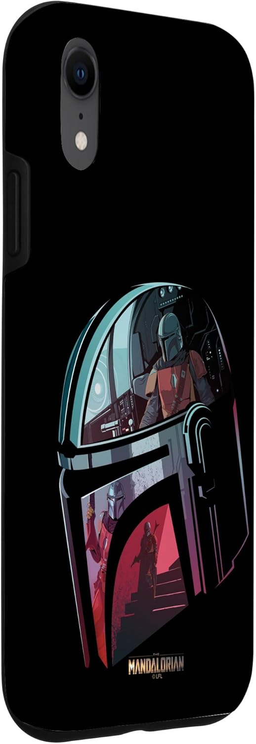 iPhone XR Star Wars: The Mandalorian Helmet Fill Case