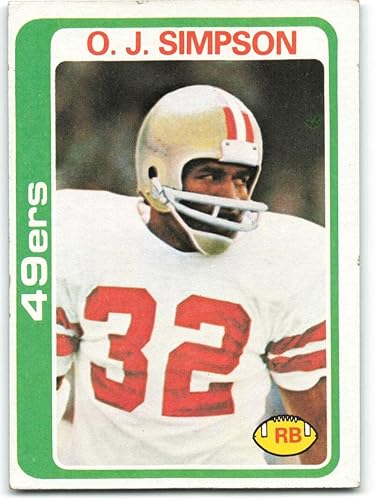 Miniatura 1 de 1978 Topps #400 O.J. Simpson EX+ Excellent+ San Francisco 49ers Football