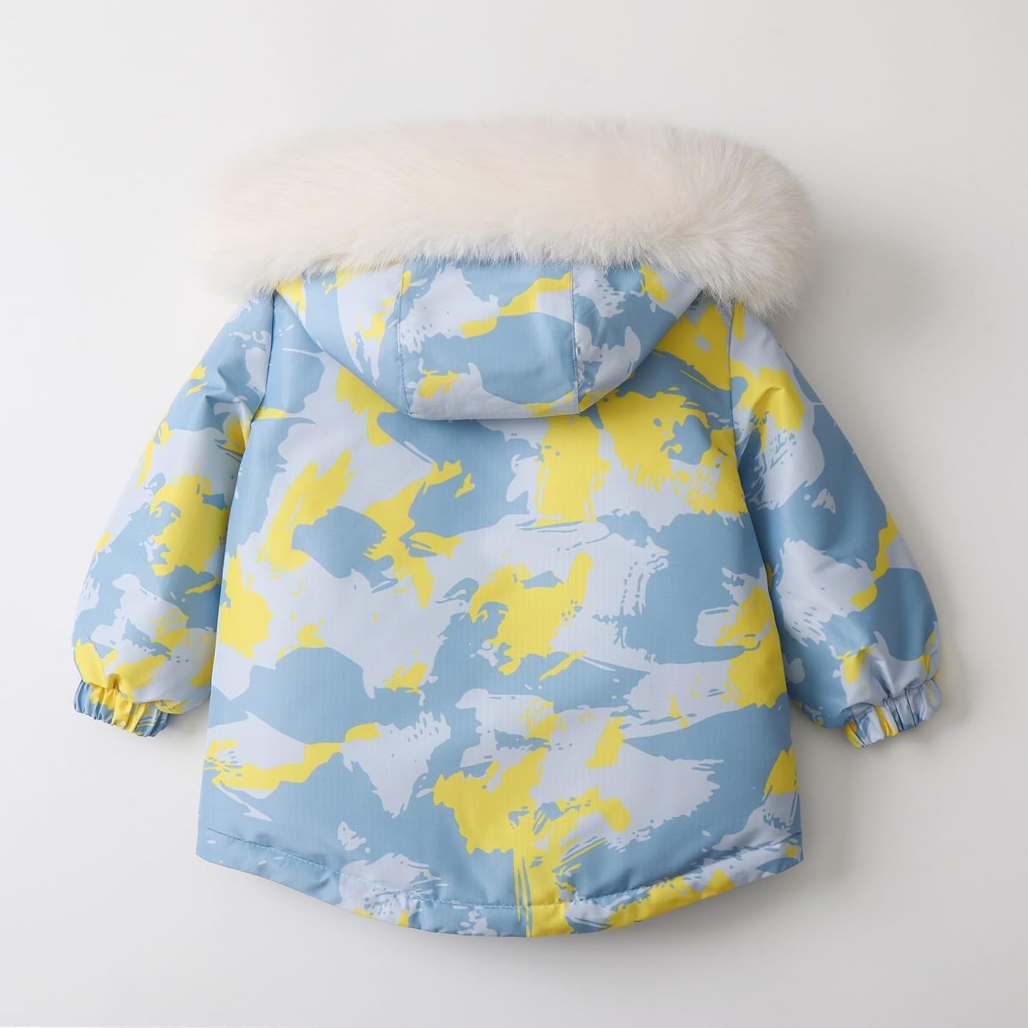 Toddler Kids Hooded Snowsuit 3 Piece Ski Jacket + Vest + 𝗦𝗻ow Bib Windproof Set Winter Lightweight 𝗦𝗻ow Suit