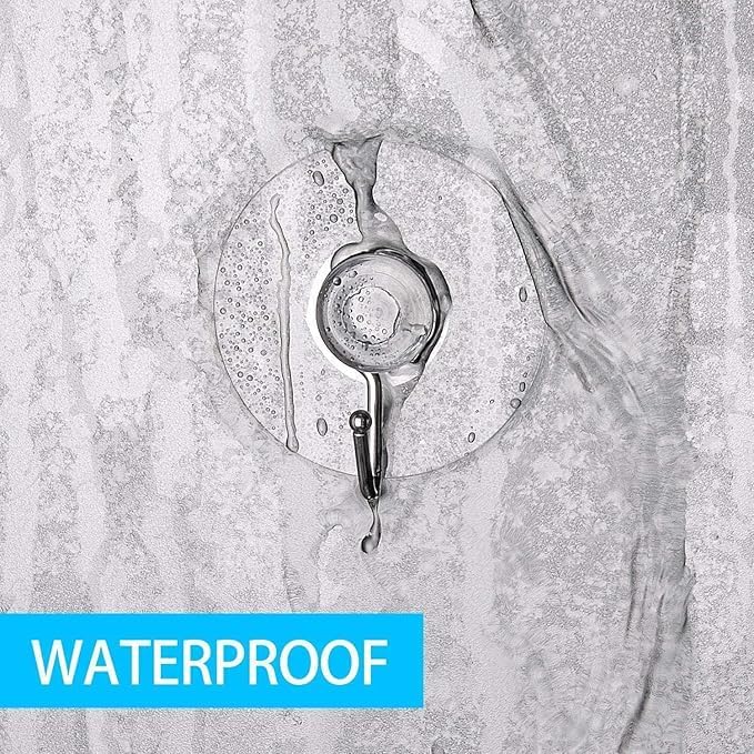 Image of Multipurpose Plastic Suction Cup Sucker Pads Bush Holder Without Hooks in Multiple Sizes (Pack of 12)