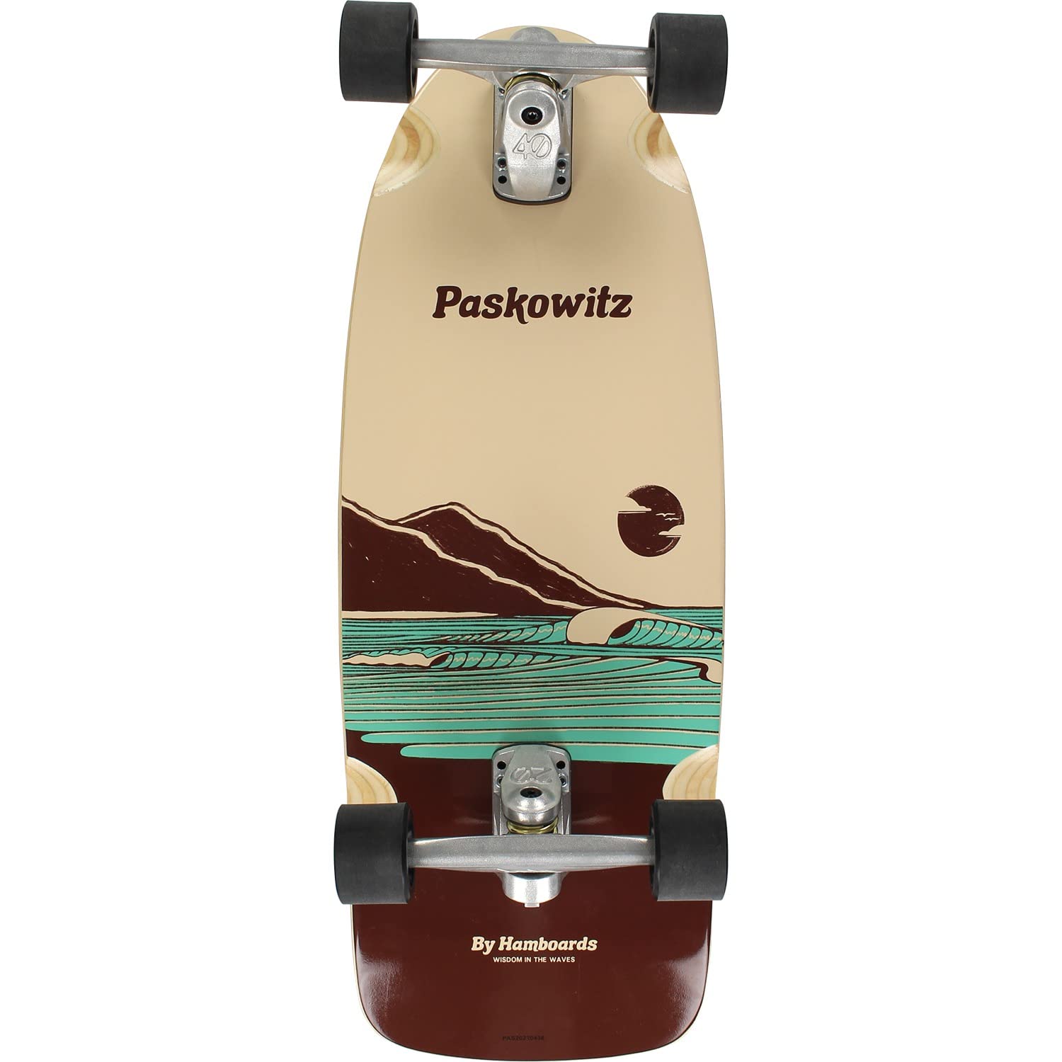 Amazon | Hamboards Skateboards Paskowtiz Zen Swell サーフ