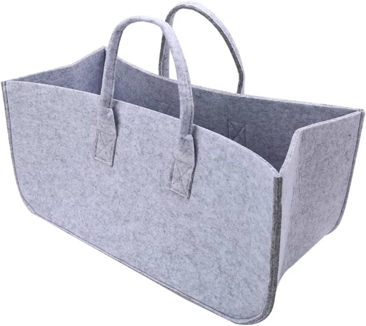 GRFIT Log Carrier for Firewood Baskets Felt Storage Bag Car Travel Shopping Tote Bag Clothing Organizer Gift Bag Fireplace Firewood Holder (Color : 02)