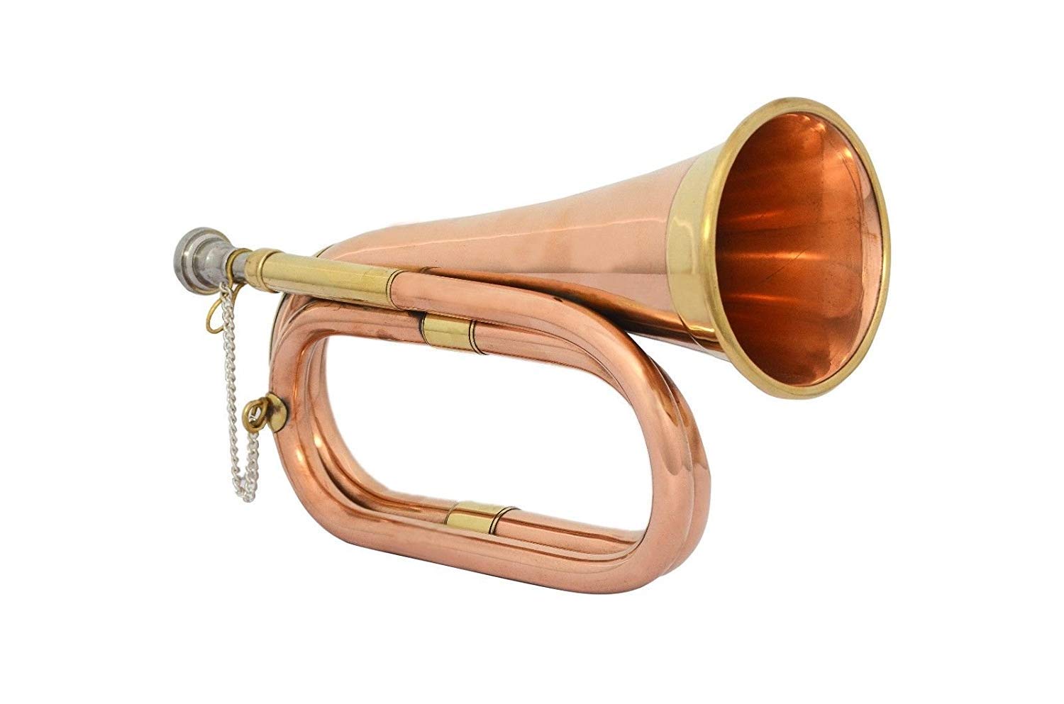 SM Sai Musical 300 GM Bugle Nicely Tuned Copper and free bag Army Scout Sea Cadet Band Concert Instrument For Beginner Student Professional