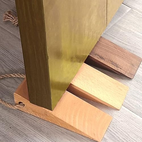 Miniatura 5 de DOITOOL 2 tapones de cuña para puerta, color negro, para la oficina en casa y la seguridad del bebé