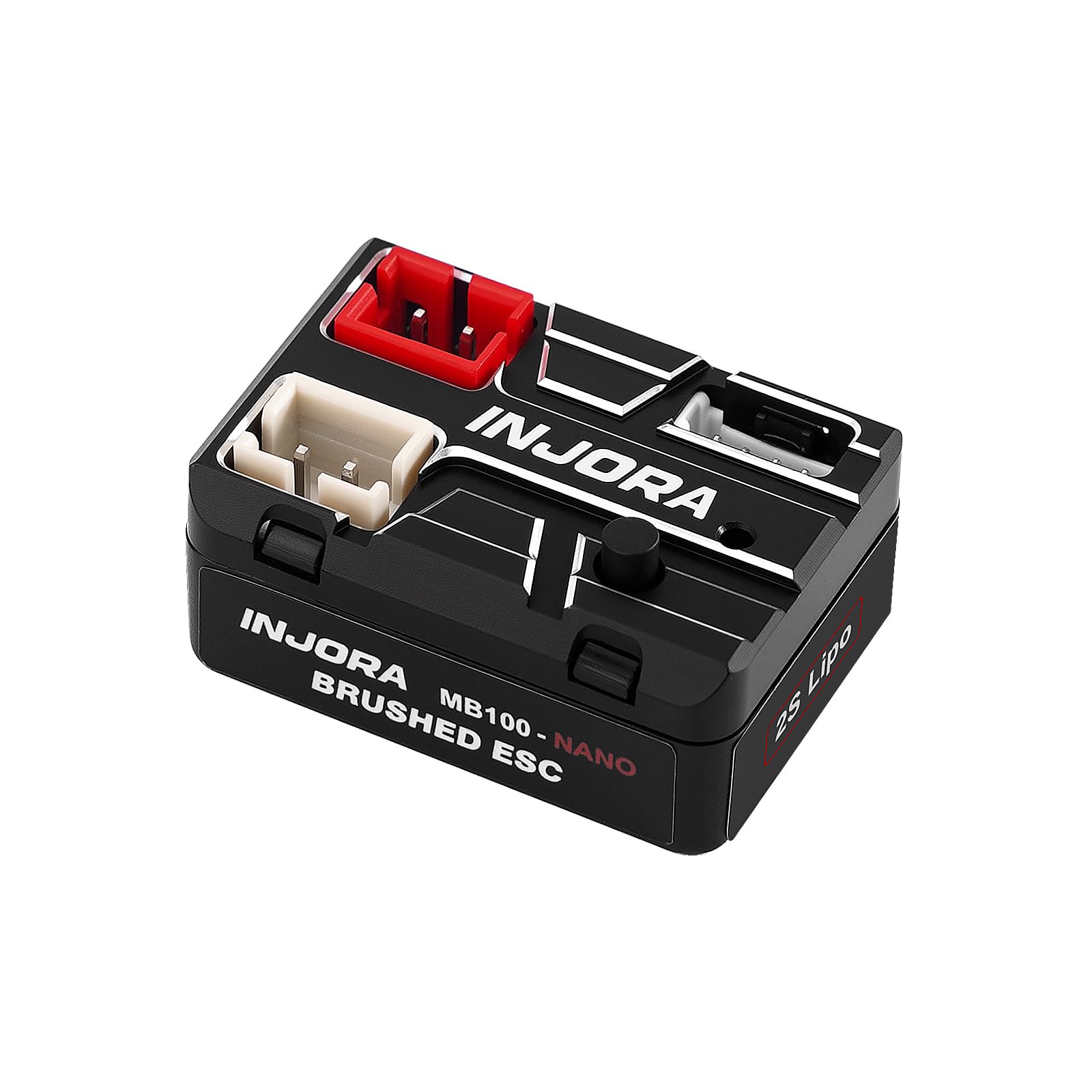 INJORA RC MB100 NANO Waterproof Brushed ESC 15A for SCX24 SCX30 1/24 1/30 1/32 RC Crawlers