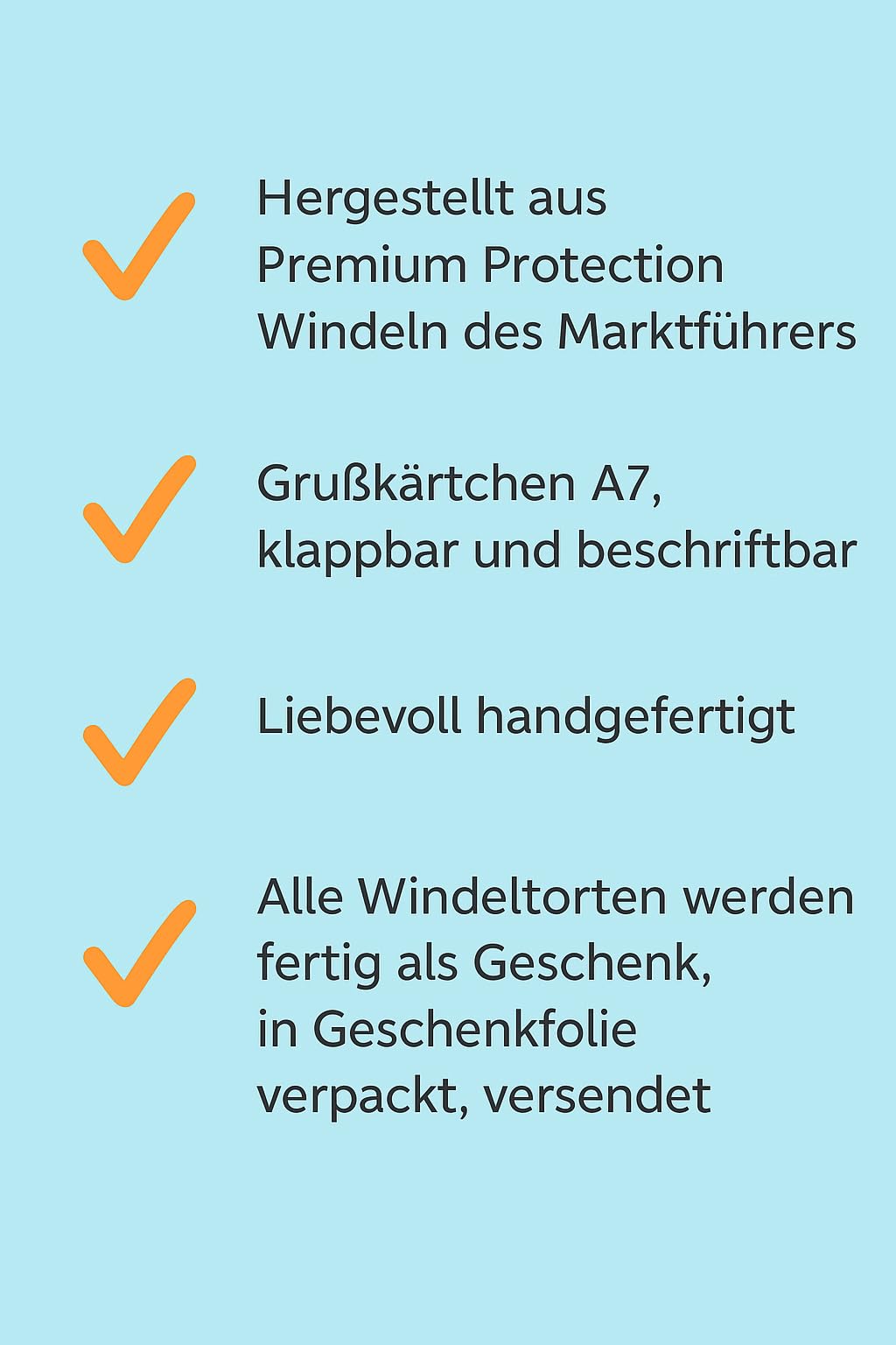 Neutrale Windeltorte Baby | Schön, dass du da bist | PERSONALISIERBAR mit Name | gefertigt aus 48 Premium Protection Windeln Gr. 2, Musselintuch, Lätzchen, gestrickte Booties, Grußkarte, Naturdeko