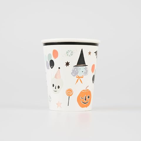 Meri Meri - It's Halloween! Cups - Cadılar Bayramı Bardak (8'li)
