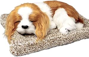 TATOTTE 犬のぬいぐるみ リアル 置物 寝顔が可愛いわんこ 活性炭入り 癒し インテリア(キャバリア)