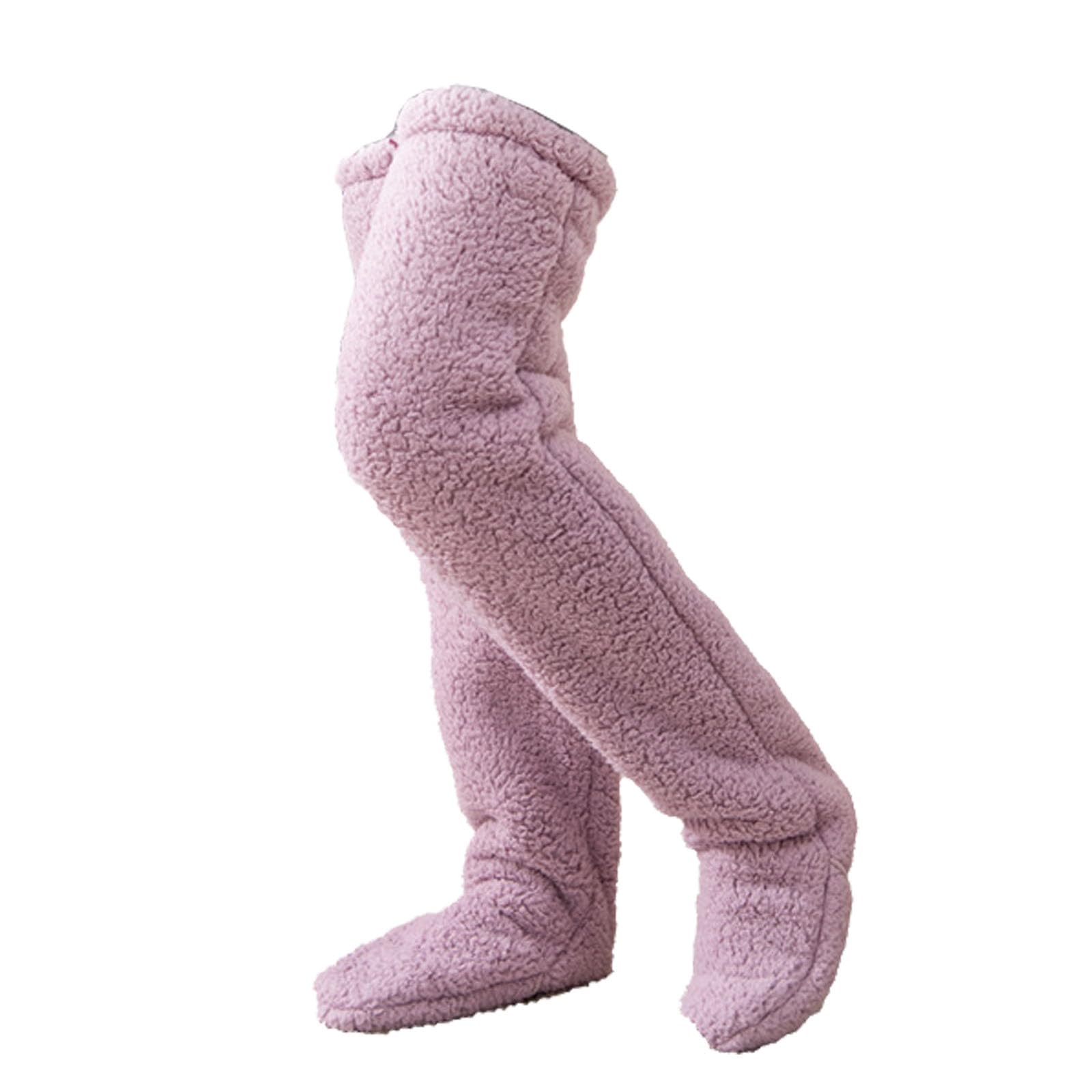 Snuggs Cozy Socks, Snuggs Footwear Long Socks, Snuggs Leg Warmers Knee High, Slipper Socks for Women, Soft Cozy