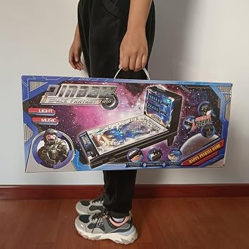 Desk Pinball Game for Adults - Electronic Table Toy with Sound Effects and LED, Perfect for Office and Parties, for Kids and Adults