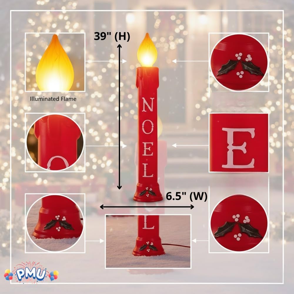 Amazon.co.jp: PMU クリスマスライトアップノエルキャンドル - ブロー Amazon.co.jp: PMU クリスマスライトアップノエルキャンドル - ブロー