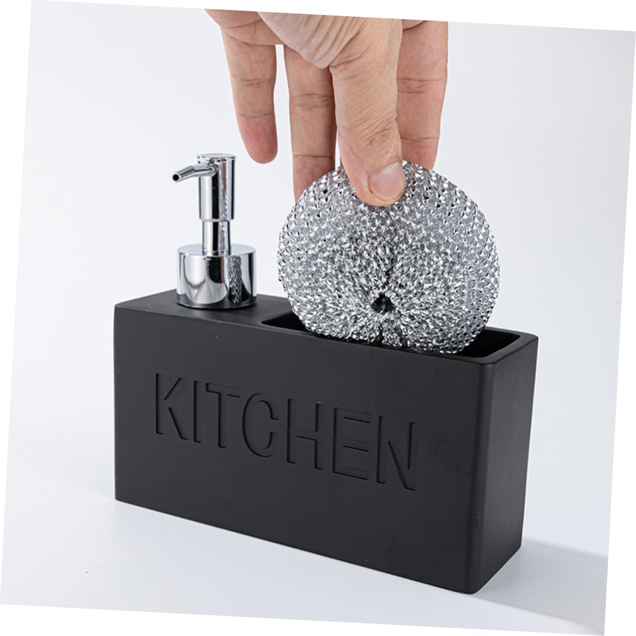 Healeved Pump Jars Hand Soap Dispenser Kitchen Hand Soap Bottles Lotion Dispensers Sponge Holder