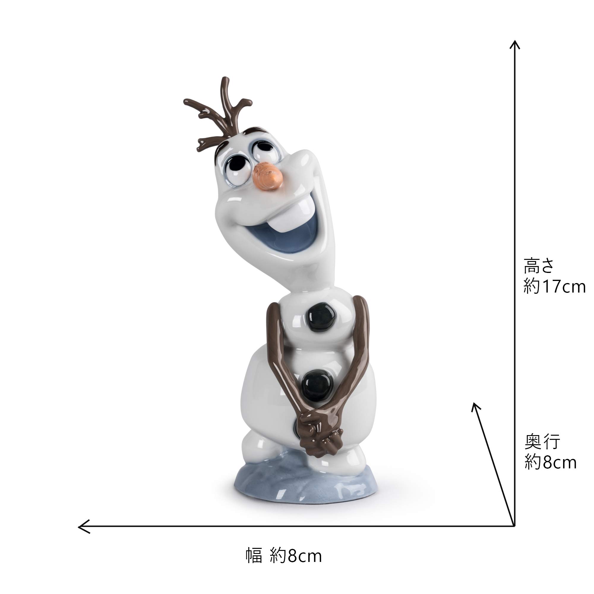 Amazon.co.jp: リヤドロ(LLADRÓ) ディズニー オラフ 01009114 - 磁器 