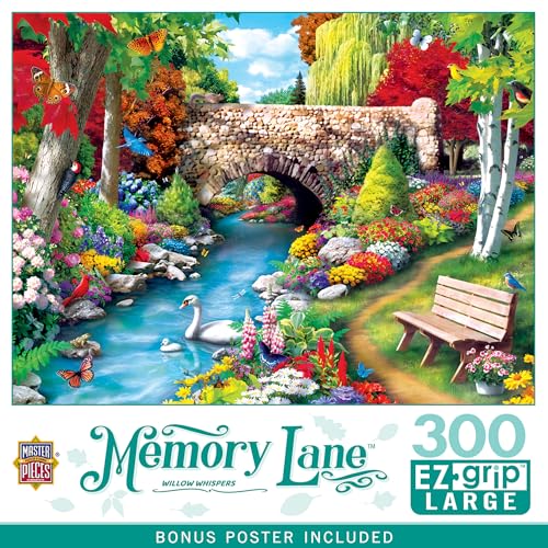 Masterpieces 300 Piece EZ Grip Jigsaw Puzzle - Willow Whispers - 18"x24"