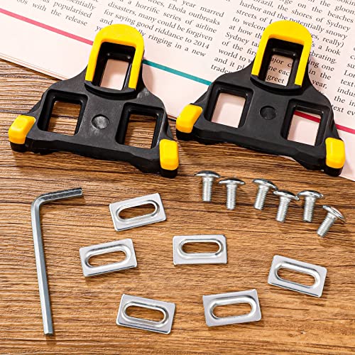 Queen King Spd Road Bike Cleats, Bike Cleats Compatible With Shimano Cleats For Spd-Sl System Shoes -6 Degree Float, Cycling Pedals Cleat For Indoor Cycling & Road Bicycle #TOP4