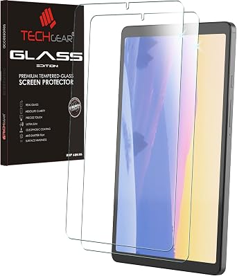 TECHGEAR Screen Protector for Galaxy Tab A11 8.7" 2025 & Tab A9 8.7" 2023 [2 Pack] Tempered Glass Film Guard for Samsung Tab A11/A9 Tablets SM-X130/X133/X135/X110/X115/X117  Clear Glass