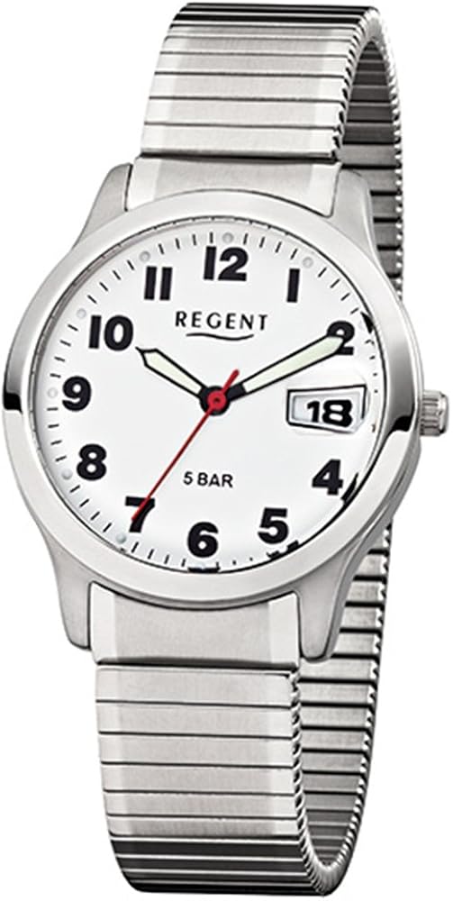 Regent Mens Silver Watch Analog F-897 Steel Bracelet URF897 an Offer Made by IMPPAC