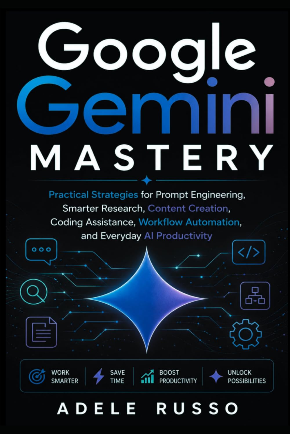 GOOGLE GEMINI MASTERY: A Practical Guide to Prompt Engineering, AI Productivity, Content Creation, Research, Coding Assistance, and Everyday Workflows