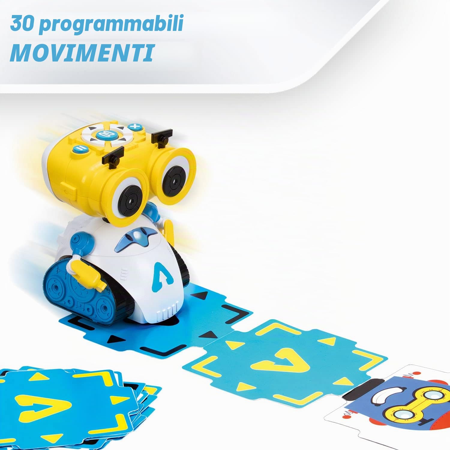 Xtrem Bots - Andy | Robot Bambini | Robot Giocattolo | Robots Per Bambini Dai 4 Anni In Su | Programmabile 30 Azioni | STEM | Regalo Bambino 4 Anni O Piú