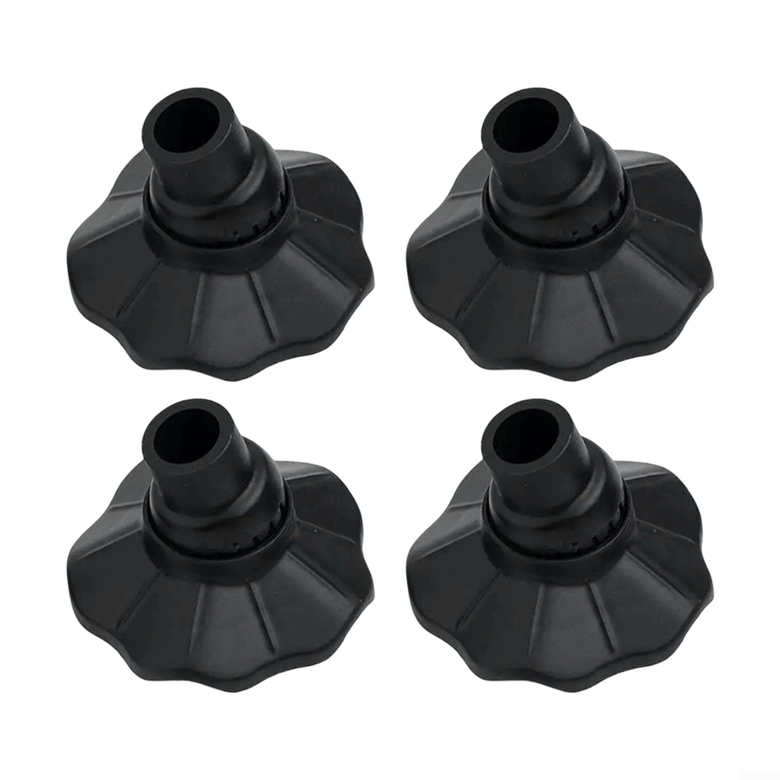 FACULX 4Pcs Camping Chair Leg Protectors, Chair Leg Covers, Non-Slip Foot Pads, Wear-Resistant Anti-Sinking Covers For Outdoor Folding Chairs(16mm)
